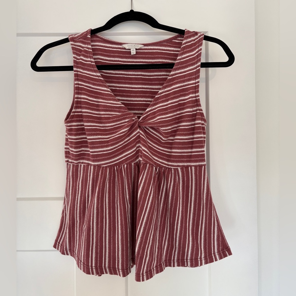 Lucky Brand Striped Tank Top